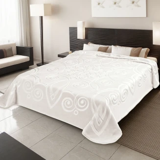 Κουβέρτα Μονή Ισπανίας 160x220 Belpla Ster 516 Natural