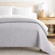 Κουβερλί Μονό Ξενοδοχείου 100% Cοtton Grey