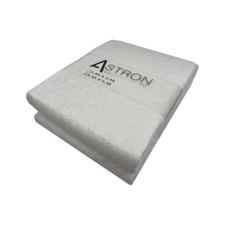 Κουβερλί Ξενοδοχείου Μόνο 160x240 Astron Italy Ultrasonic Λευκό Ριγέ