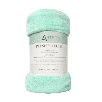 Astron Italy Κουβέρτα Καναπέ / Διακοσμητικό Ριχτάρι (130x160) Aqua