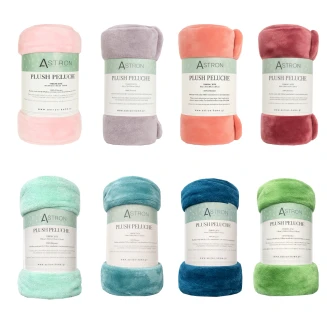 Astron Italy Κουβέρτα Καναπέ / Διακοσμητικό Ριχτάρι (130x160) Coral