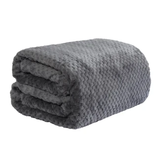 Astron Italy Κουβέρτα Καναπέ / Διακοσμητικό Ριχτάρι (130x160) Dark Grey