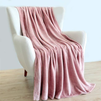 Astron Italy Κουβέρτα Καναπέ / Διακοσμητικό Ριχτάρι (130x160) Dusty Rose