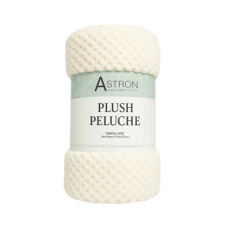 Astron Italy Κουβέρτα Καναπέ / Διακοσμητικό Ριχτάρι (130x160) Οff white