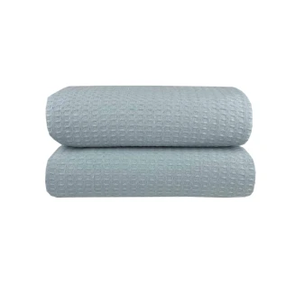 Κουβέρτα Πικέ Υπερ/πλη Waffle 230χ245 Petrol Astron Italy