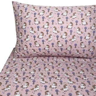 Σεντόνια Σετ Μονά 175x260 Παιδικά Astron Italy Boho Unicorn