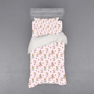 Σεντόνια Σετ Παιδικά Μονά 175x260 Astron Italy Fairy Girl