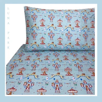 Σεντόνια Σετ Μονά 175x260 Παιδικά Astron Italy Luna Park