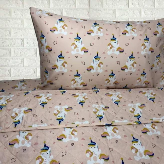 Σεντόνια Σετ Μονά 175x260 Astron Italy Παιδικά Unicorn Donuts