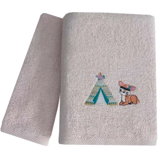 Πετσέτες Παιδικές Σετ 2 Τεμαχίων Astron Italy Boho Animals