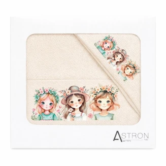 Πετσέτες Σετ 2 Τεμαχίων Astron Italy Παιδικές Spring Girls