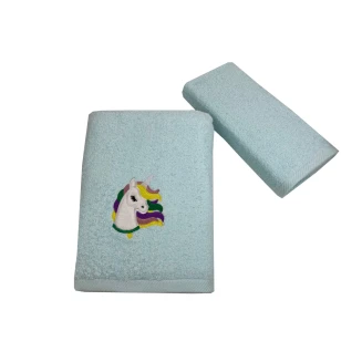 Πετσέτες Παιδικές Σετ 2 Τεμαχίων Astron Italy Magic Unicorn