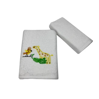 Πετσέτες Παιδικές Σετ 2 Τεμαχίων Astron Italy Zoo