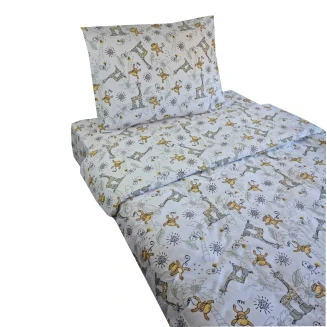 Παπλωματοθήκη Σετ Μονή 165x250 Astron Italy Παιδική Monkeys