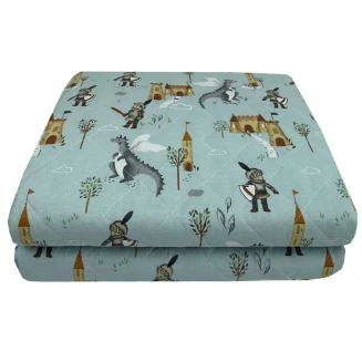 Κουβερλί Παιδικό Μονό 160x240 Astron Italy Knight & Dragon