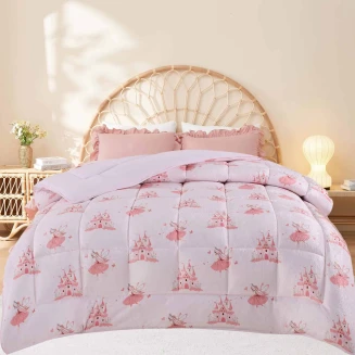 Κουβερτοπάπλωμα Παιδικό Μονό 160x220 Astron Italy Princess