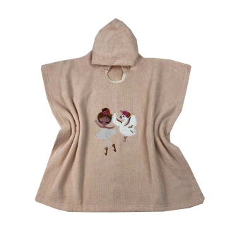 Παιδικό Πόντσο 55x110 No 2-4 Astron Italy Ballerina