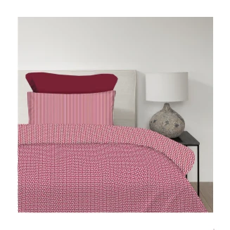 Παπλωματοθήκη Σετ Μονή 170x250 Astron Italy Maira Redwine