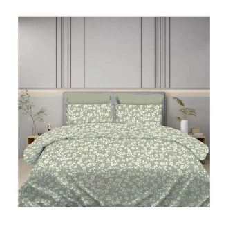 Παπλωματοθήκη Σετ Υπέρδιπλη 230x250 Astron Italy Daisy Olive
