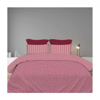 Παπλωματοθήκη Σετ Υπέρδιπλη 230x250 Astron Italy Maira Redwine