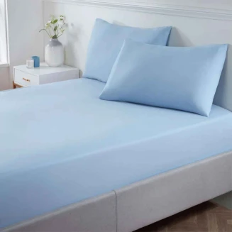 Σεντόνι Μεμονωμένο Υπέρδιπλο Με Λάστιχο 160x200+40 Astron Italy Blue