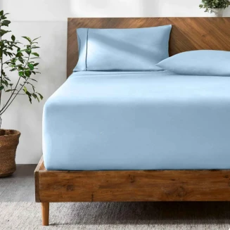 Σεντόνι Μεμονωμένο Υπέρδιπλο Με Λάστιχο 160x200+40 Astron Italy Blue