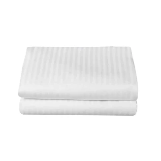 Σεντόνι Ξενοδοχείου Με Λάστιχο Σατέν-ρίγα 90x200+40  80%cotton 20%polyester  Πεννιέ 220tc Astron Italy