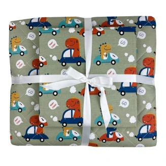 Κουβερλί Σετ Μονό 160×250 Astron Italy Παιδικό Με Σεντόνι Και 1 Μαξιλαροθήκη Dino Formula