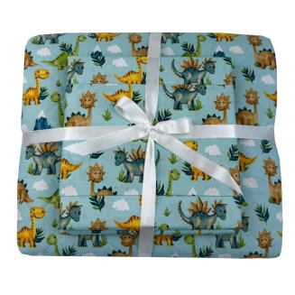 Κουβερλί Σετ Μονό 160×250 Astron Italy Παιδικό Με Σεντόνι Και 1 Μαξιλαροθήκη Jurrassic