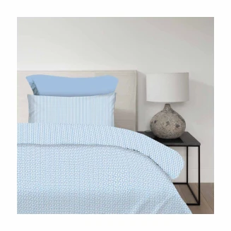 Σεντόνια Σετ Μονά 175x260 Astron Italy Maira Blue