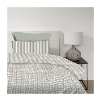 Σεντόνια Σετ Μονά 175x260 Astron Italy Maira Grey