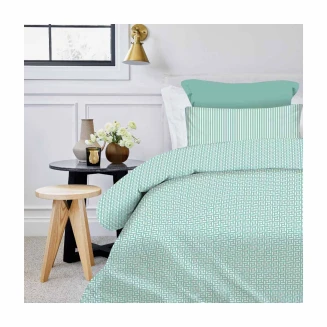 Σεντόνια Σετ Μονά 175x260 Astron Italy Maira Petrol