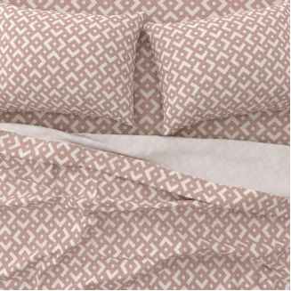 Σεντόνια Σετ Μονά 175x260 Astron Italy Chiara Chocolat