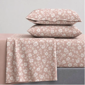 Σεντόνια Σετ Μονά 175x260 Astron Italy Emily Chocolat