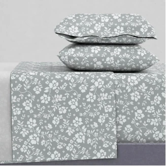Σεντόνια Σετ Μονά 175x260 Astron Italy Emily Grey