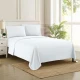 Παπλωματοθήκη Μεμονωμένη Μονή Solid White 1Τμχ 160X240 Espree