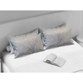 Μαξιλαροθήκες Σετ 2 Τεμαχίων 52x72 Espree Βαμβακερές Mila Grey