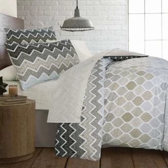 Σεντόνια Σετ Μονά Με Λάστιχο 100x200+35 Espree Kiris Beige