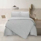 Σετ Σεντόνια Μονά Mila Grey 3Τμχ Με Λάστιχο 100X200+35 Espree