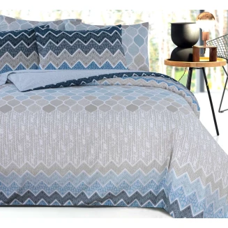 Σεντόνια Σετ Υπέρδιπλα 240x270 Espree Kiris Blue