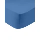 Σεντόνι Μεμονωμένο Ημίδιπλο Με Λάστιχο 120x200+30 Sunshine Cotton Feelings 104 Blue