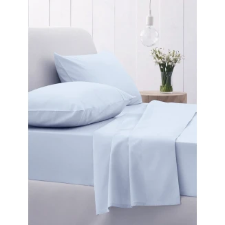 Σεντόνι Μεμονωμένο Μονό  165x270 Sunshine Cotton Feelings 103 Light Blue