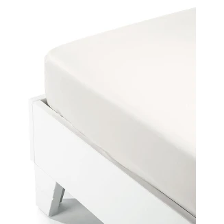 Σεντόνι Μεμονωμένο Διπλό Με Λάστιχο 160x200+35 Sunshine Satin White