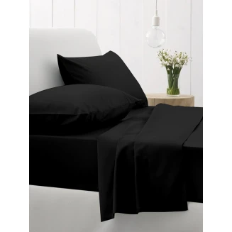 Παπλωματοθήκη Διπλή 200x250 Sunshine Cotton Feelings 111 Black