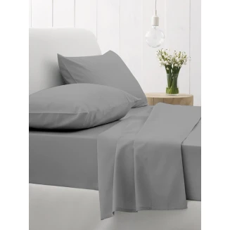 Σετ Σεντόνια King Size  260x270 Sunshine Cotton Feelings 107 Dark Grey