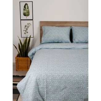 Σεντόνια Σετ Μονό Με Λάστιχο 105x205+30 Sunshine Cotton Feelings 920 Aqua
