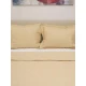 Κουβερλί Σετ Υπέρδιπλο (220x240) Sunshine Percale Κεντητό Cream