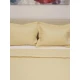 Κουβερλί Σετ Υπέρδιπλο (220x240) Sunshine Percale Κεντητό Yellow