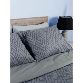 Μαξιλαροθήκες Σετ 2 Τεμαχίων 50x70 Sunshine Cotton Feelings 2036 Grey