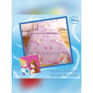 Σεντόνια Σετ Μονά 160x260 Sunshine Disney Princess Lilac